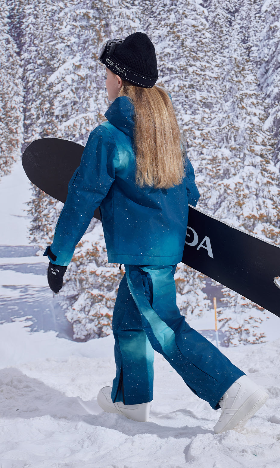 ISEE MIGGA Children's Undersea Starry Sky Ski Suit