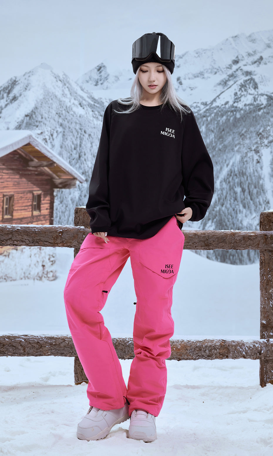 ISEE MIGGA Electric Rose Basic Ski Pants