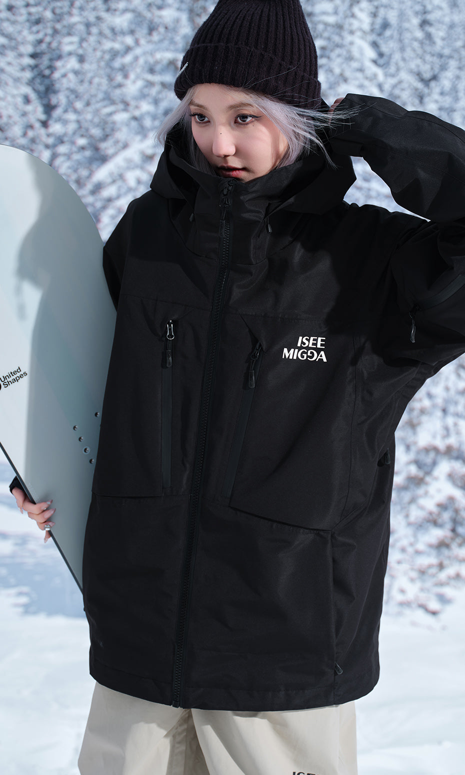 ISEE MIGGA Shadow Black Ski Wear