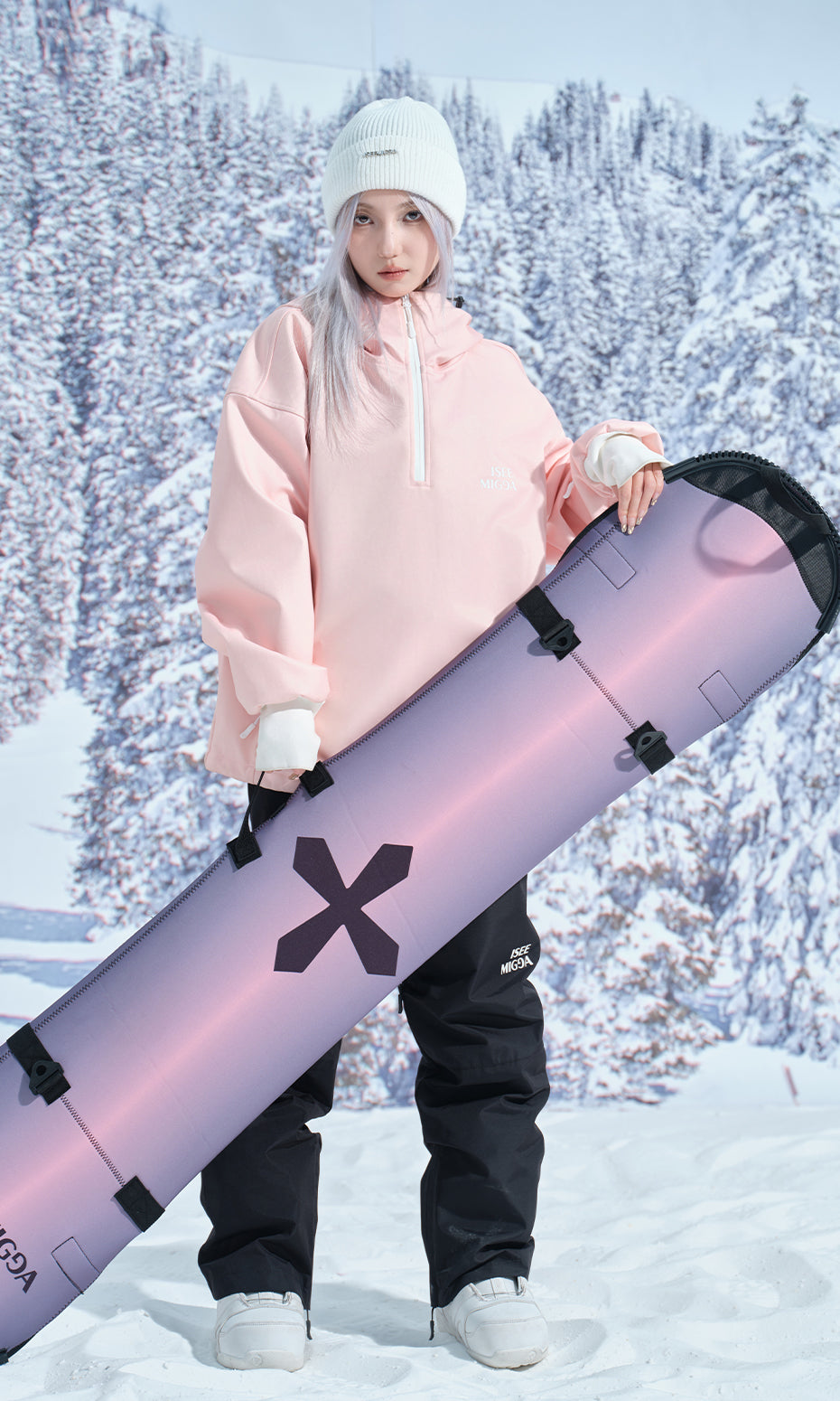 IseeMigga Snowboard Reisevesker