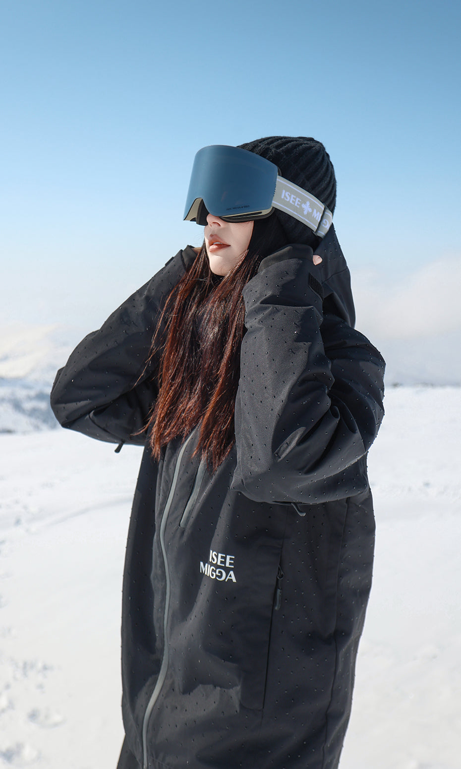ISEE MIGGA Diamond Black Warrior Ski Suit