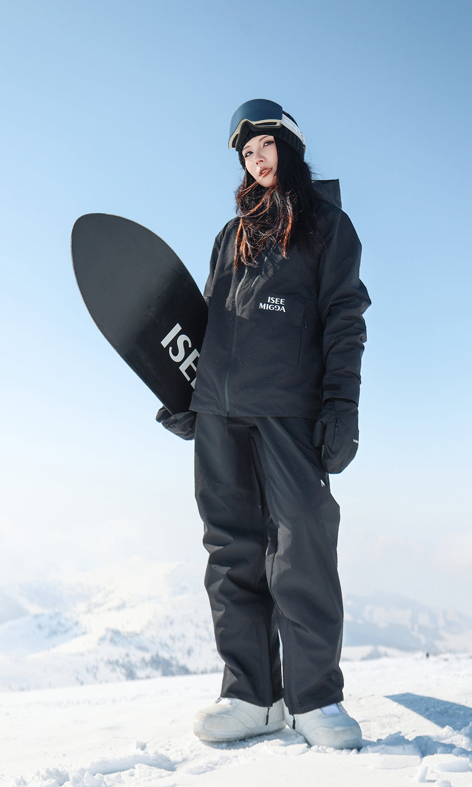 ISEE MIGGA Diamond Black Warrior Ski Suit