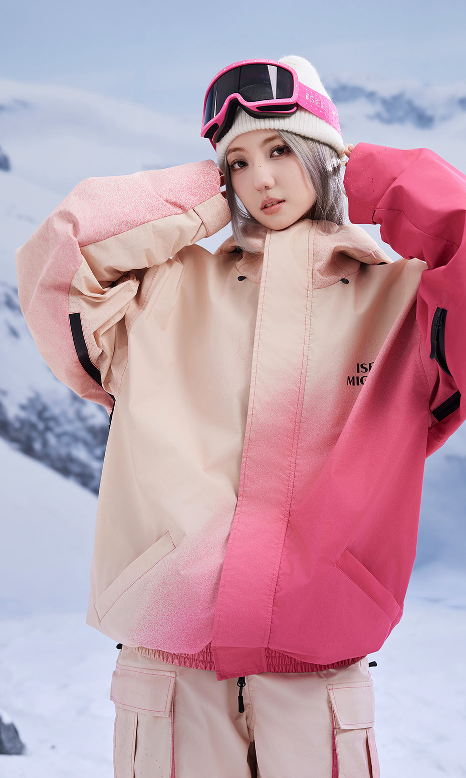 ISEE MIGGA Sweetheart Guava Ski Suit