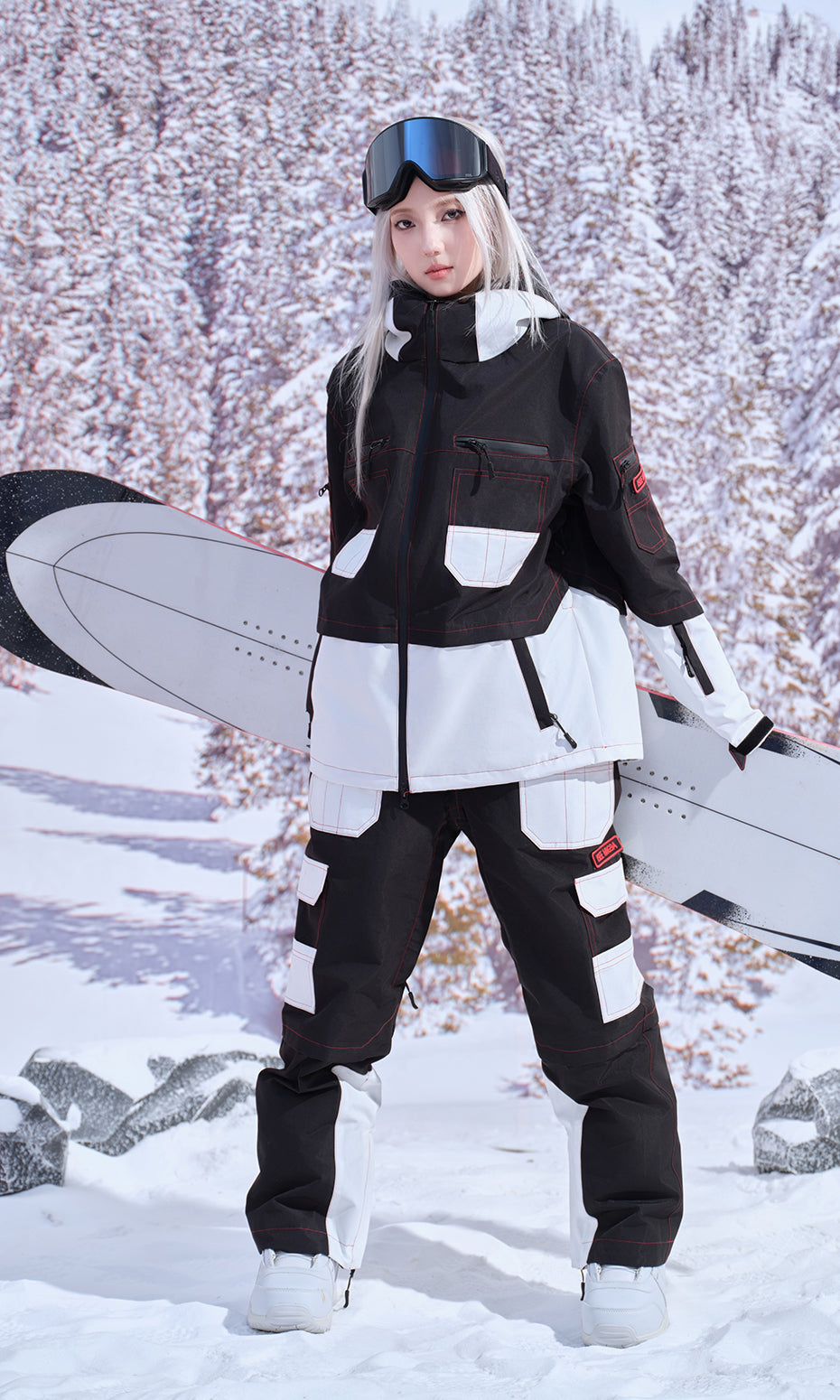 ISEE MIGGA Vinyl Record Ski Suit