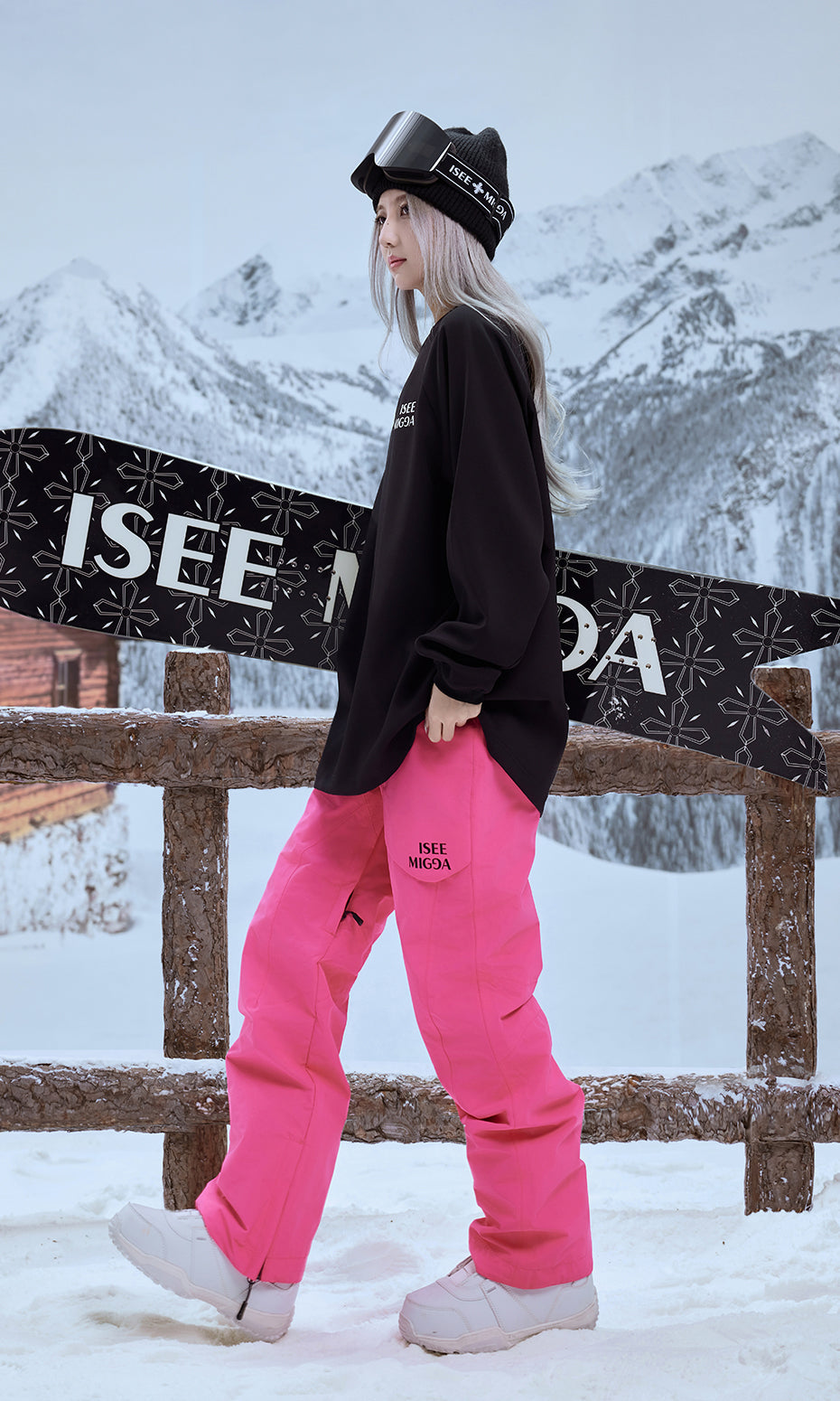 ISEE MIGGA Electric Rose Basic Ski Pants