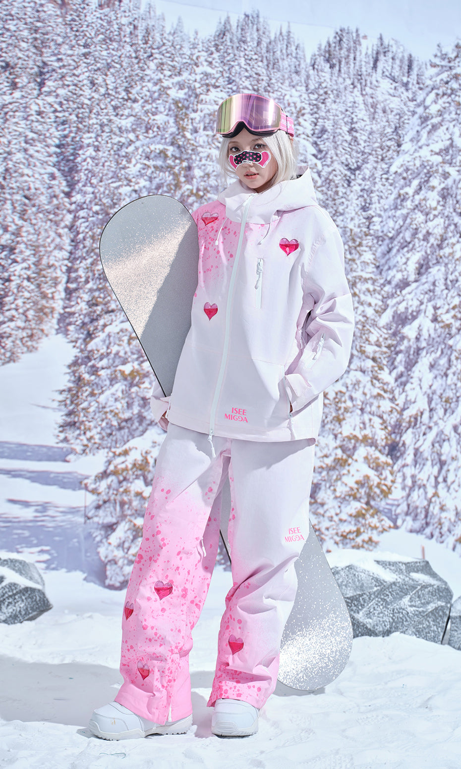 ISEE MIGGA Fluid Heart Ski Suit