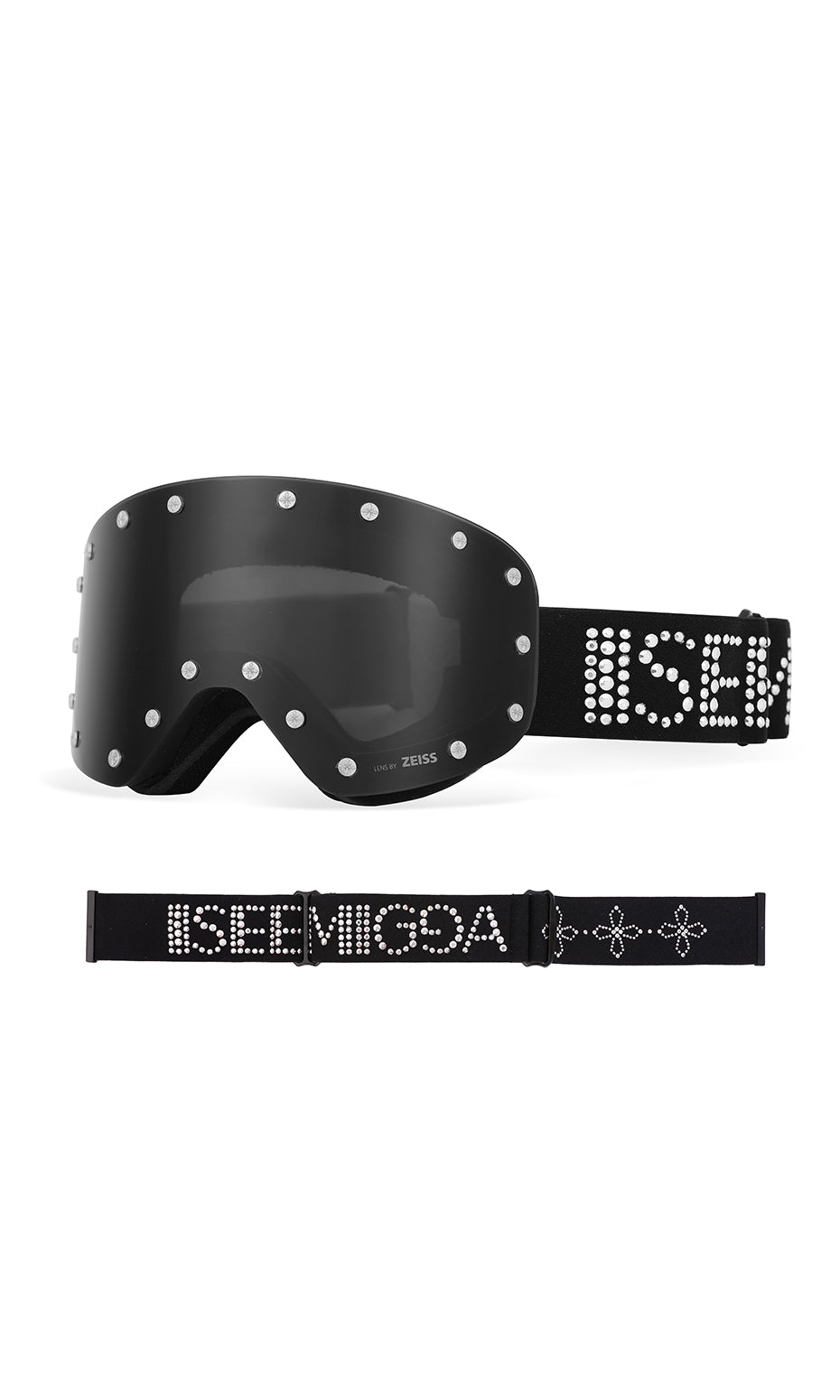 ISEE MIGGA Zeiss Rivet Snow Goggles Black