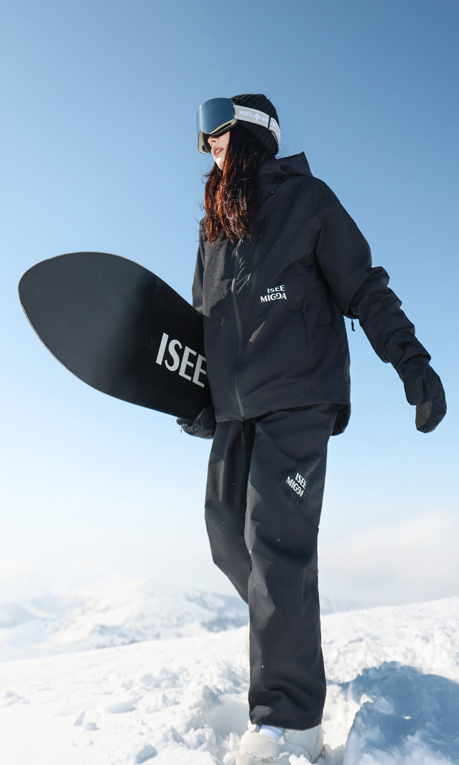 ISEE MIGGA Diamond Black Warrior Ski Suit