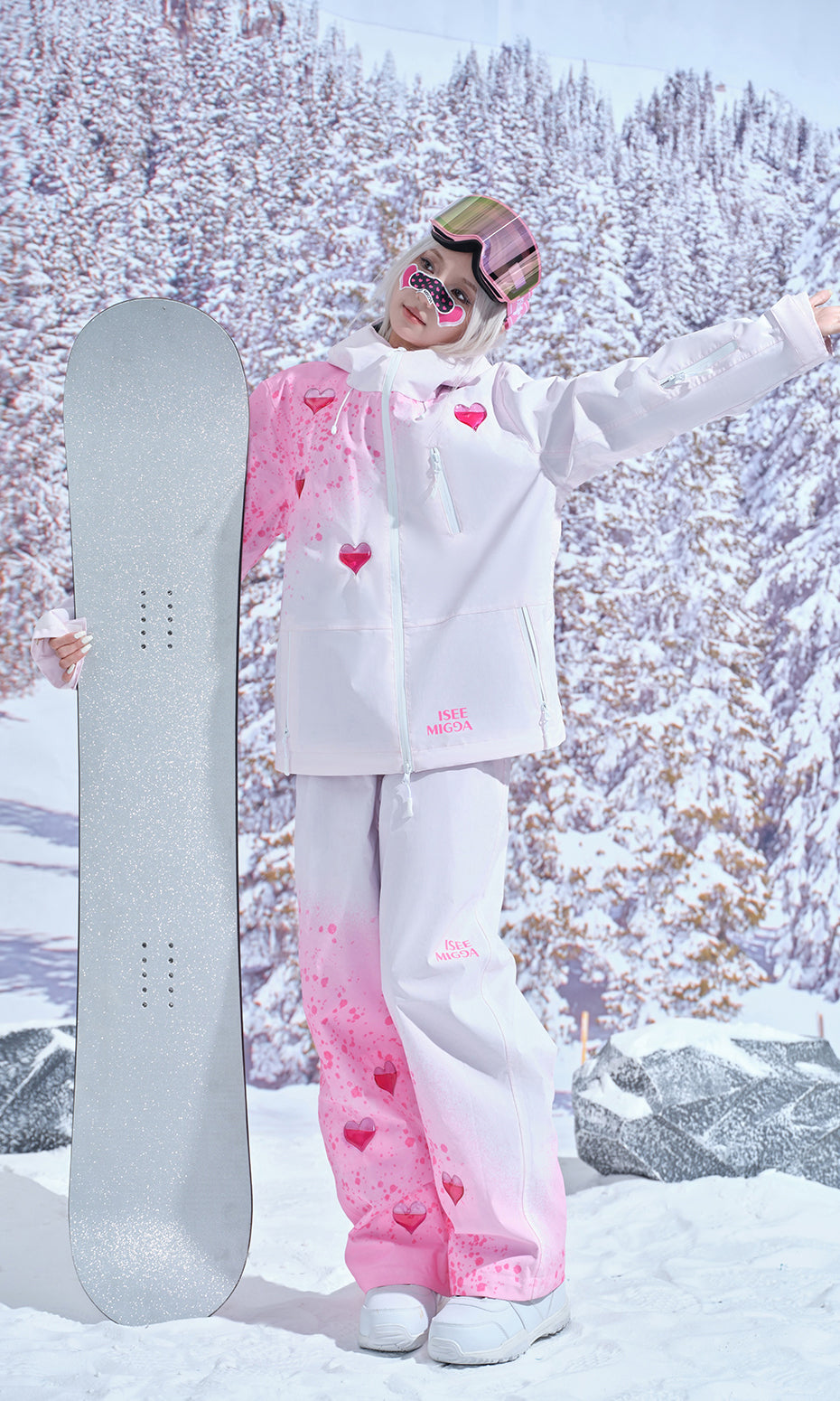 ISEE MIGGA Fluid Heart Ski Suit