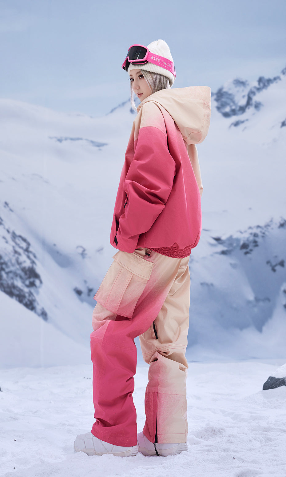 ISEE MIGGA Sweetheart Guava Ski Suit